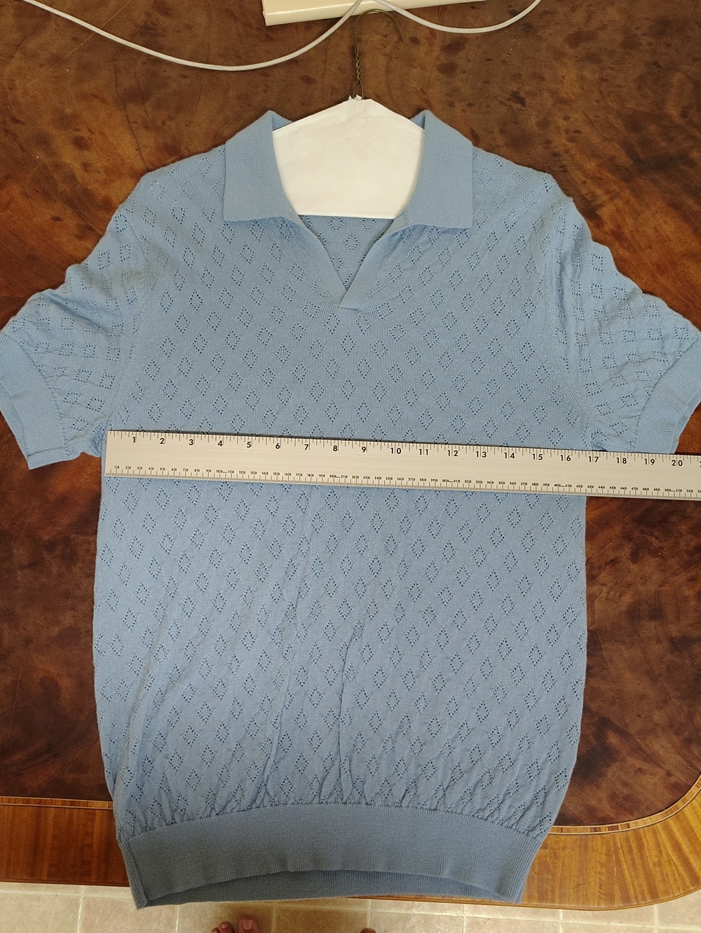 Bonobos Light Blue Short-Sleeve Knit Polo